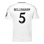 Günstige Fußballtrikots Real Madrid Bellingham 5 Heimtrikot 2024-25 Kurzarm